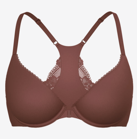 Brasier Victoria Secret push-up liso de forma perfecta 38C cafe cierre frontal